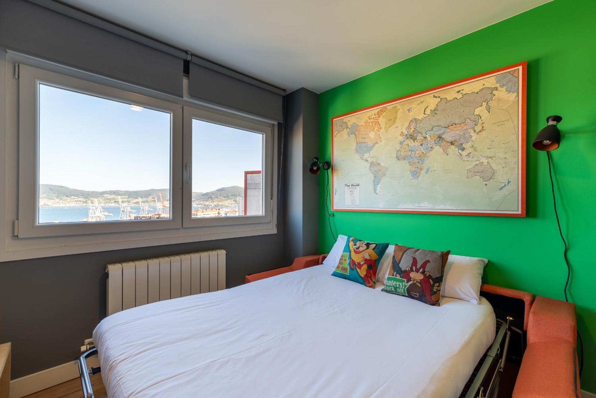 Apartamento Vistas Ria Con Parking Vigo Esterno foto